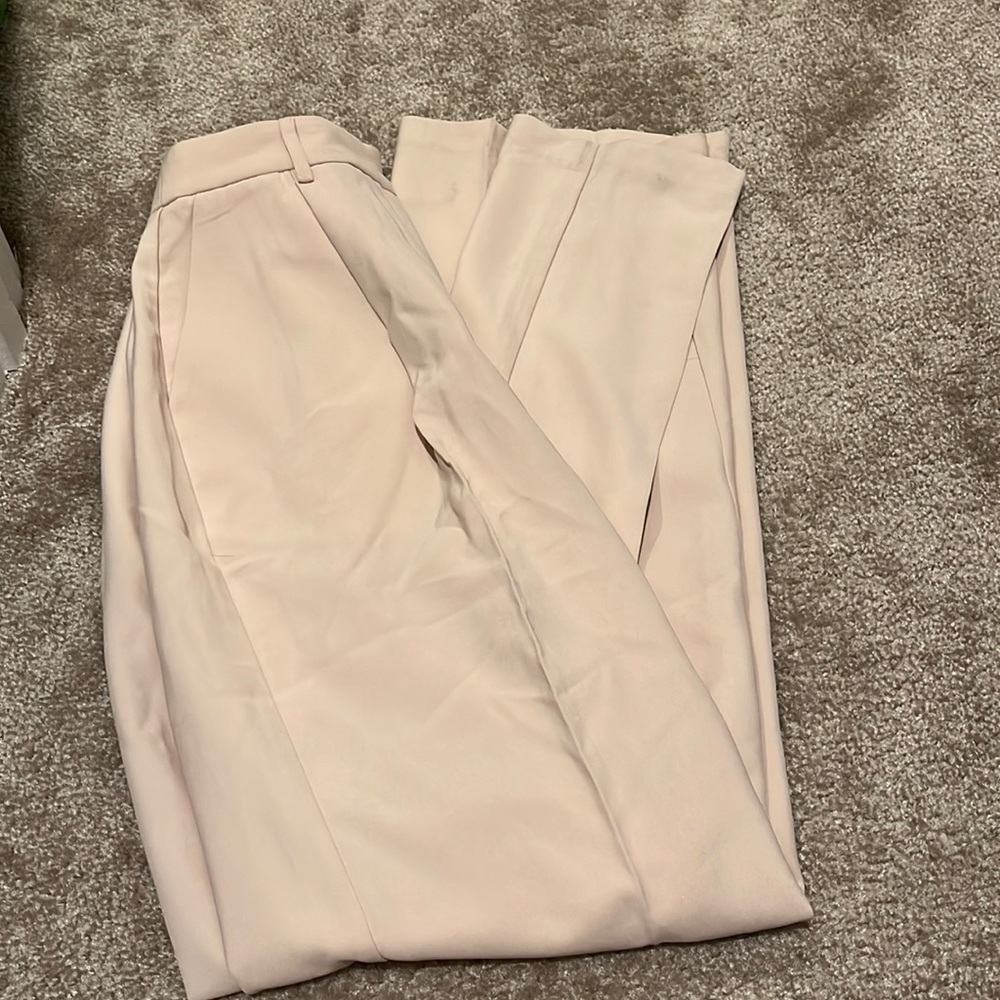 beige dress pants